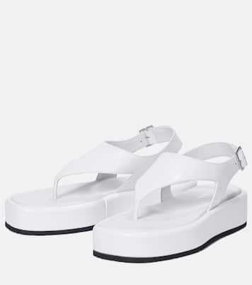 Sandales à plateforme en cuir | Prada