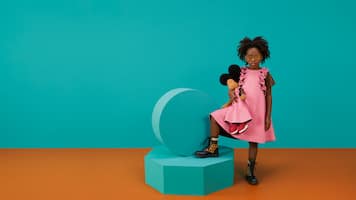 FF leopard-jacquard and leather ankle boots | Fendi Kids