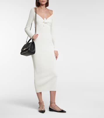 Valentino Midikleid aus Rippstrick | Valentino