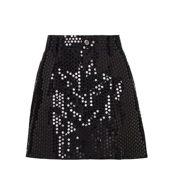 Sequined wool-blend miniskirt | Junya Watanabe