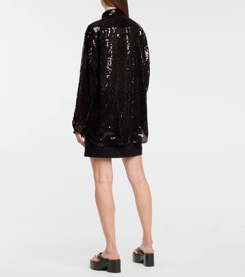 Sequined wool-blend miniskirt | Junya Watanabe