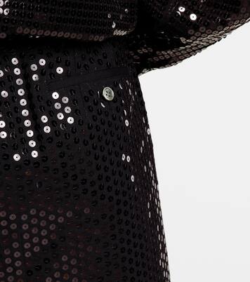Sequined wool-blend miniskirt | Junya Watanabe