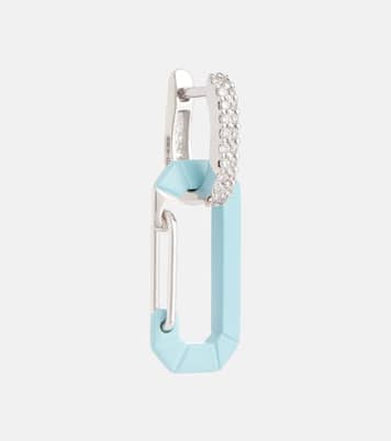 Chiara Small 18kt gold single earring with diamonds | Eéra