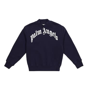 Logo cotton sweatshirt | Palm Angels Kids