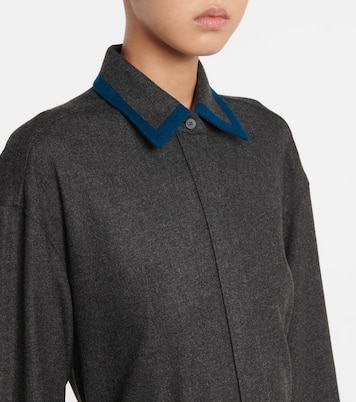Hemdblusenkleid Naran aus Kaschmir und Seide | Loro Piana
