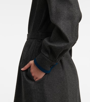 Hemdblusenkleid Naran aus Kaschmir und Seide | Loro Piana