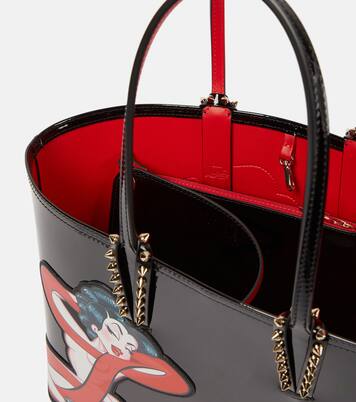 x Doctor Bored Cabata patent leather tote | Christian Louboutin