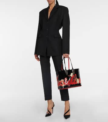 x Doctor Bored Cabata patent leather tote | Christian Louboutin