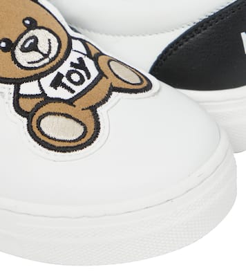 Slip-on leather sneakers | Moschino Kids