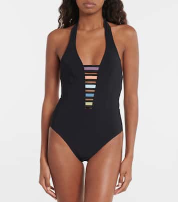 Bañador Beatrix con cuello halter | Karla Colletto
