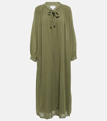 Frankie cotton voile midi dress | Velvet