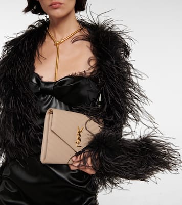 Pochette Cassandre Small en cuir | Saint Laurent