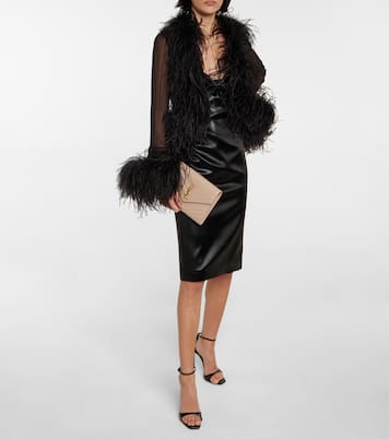 Pochette Cassandre Small en cuir | Saint Laurent