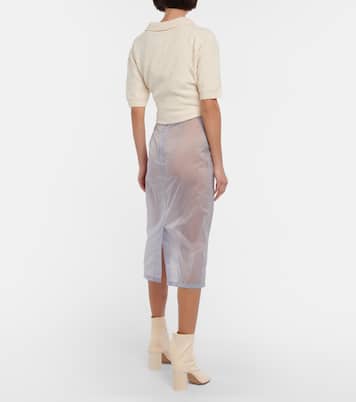 Gonna midi semitrasparente | Maison Margiela