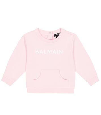 Bebé - sudadera de algodón con logo | Balmain Kids