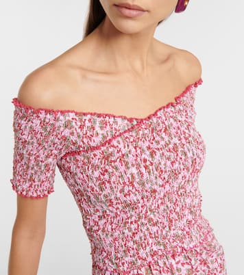 Soledad floral midi dress | Poupette St Barth