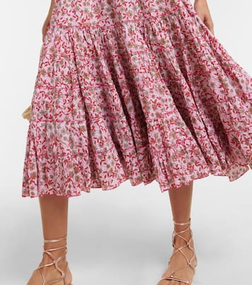Soledad floral midi dress | Poupette St Barth