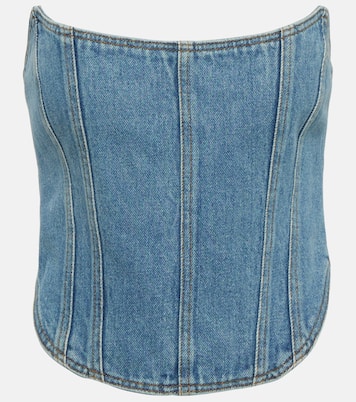 Denim bustier | Magda Butrym