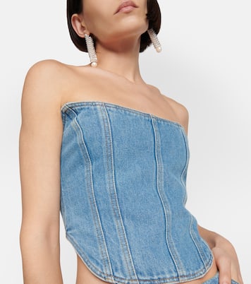 Denim bustier | Magda Butrym