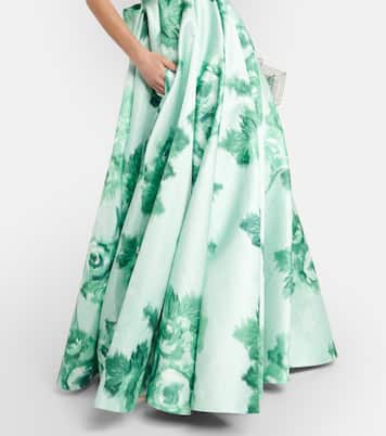 Merope strapless floral gown | Emilia Wickstead