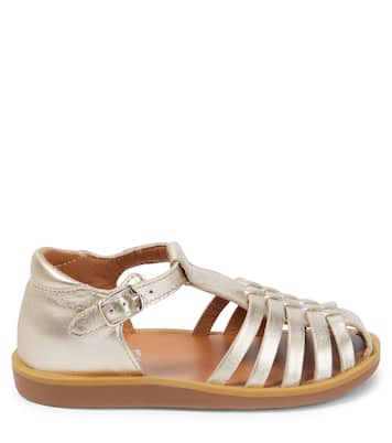 Sandalen Poppy Pitti aus Leder | Pom d'Api