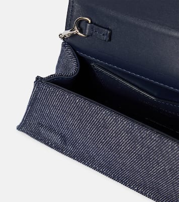Pochette Superamini Yigit en jean | Amina Muaddi