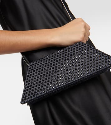 Pochette Superamini Yigit en jean | Amina Muaddi
