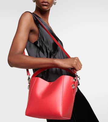 Secchiello Cabachic Mini in raso | Christian Louboutin