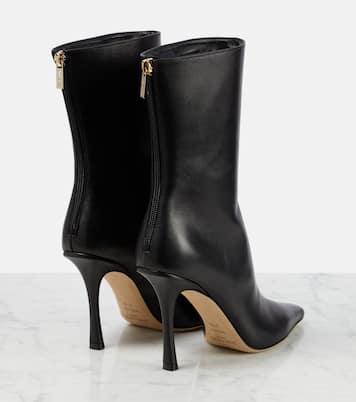 Ankle Boots Agathe 100 aus Leder | Jimmy Choo