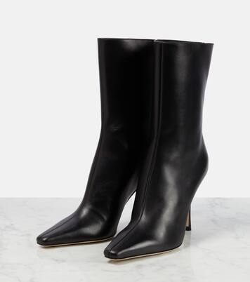 Ankle Boots Agathe 100 aus Leder | Jimmy Choo