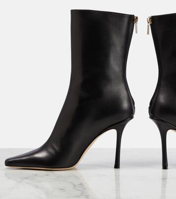 Ankle Boots Agathe 100 aus Leder | Jimmy Choo