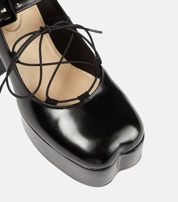Escarpins à plateau en cuir | Simone Rocha