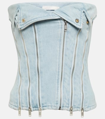 Top bustier en jean | Dion Lee