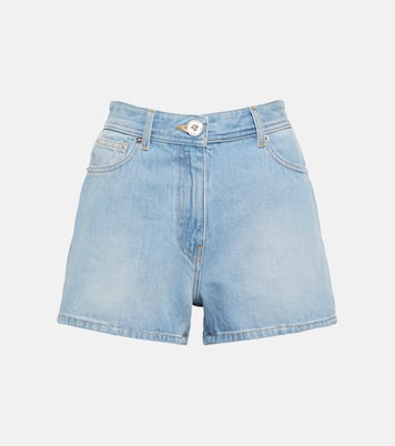 Short imprimé en jean | Versace