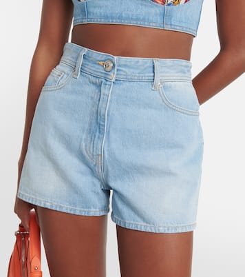 Short imprimé en jean | Versace