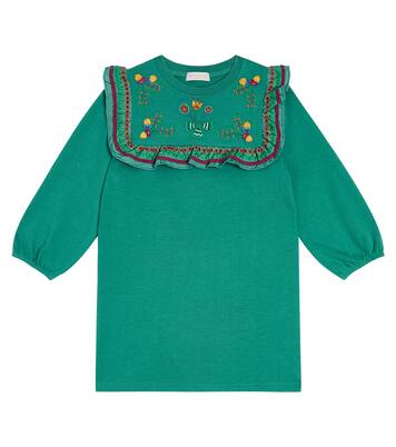 Robe brodée en coton | Stella McCartney Kids