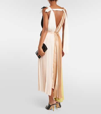 Robe longue asymétrique | Victoria Beckham