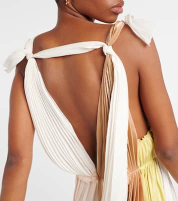 Robe longue asymétrique | Victoria Beckham