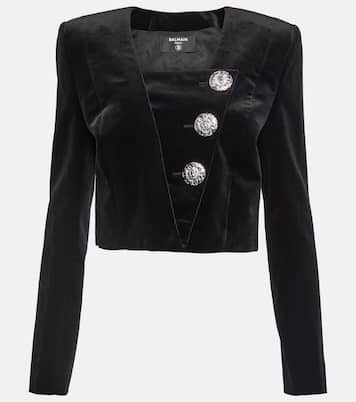Verzierter Blazer aus Samt | Balmain