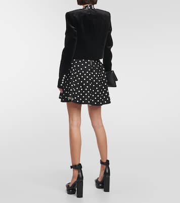Verzierter Blazer aus Samt | Balmain