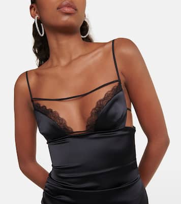 Minikleid mit Spitze | Nensi Dojaka
