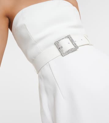 Robe longue de mariée Mirabella en tulle et crêpe | Rebecca Vallance