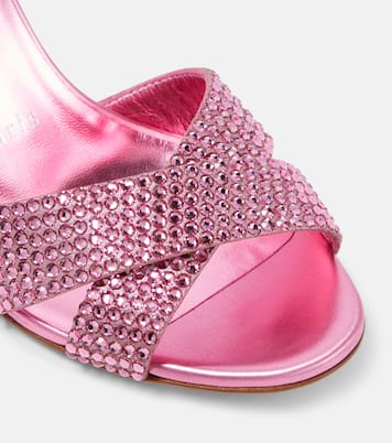 Mariza Is Back embellished suede mules | Christian Louboutin