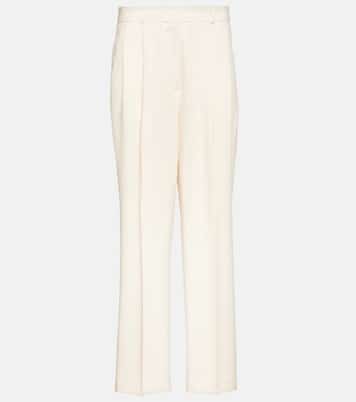 Pantaloni regular a pieghe | Toteme