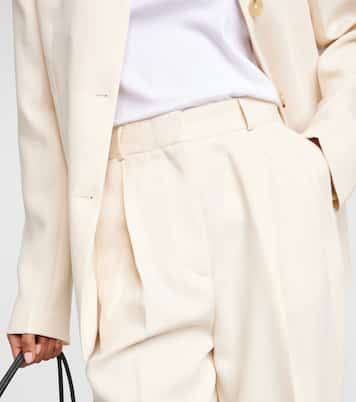 Pantaloni regular a pieghe | Toteme