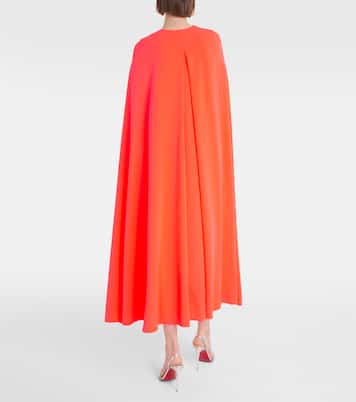 Abito midi Twiggy con mantella | Roksanda