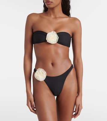 Slip bikini con applicazione floreale | Same