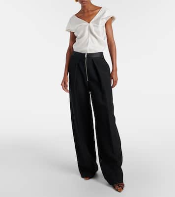 Weite Hose Marine | Khaite