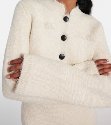 Ello cropped silk and cashmere jacket | Khaite