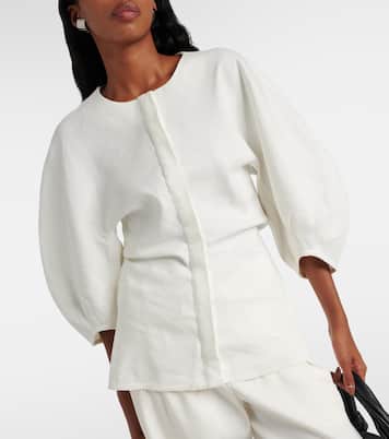 Top in misto lino | Proenza Schouler